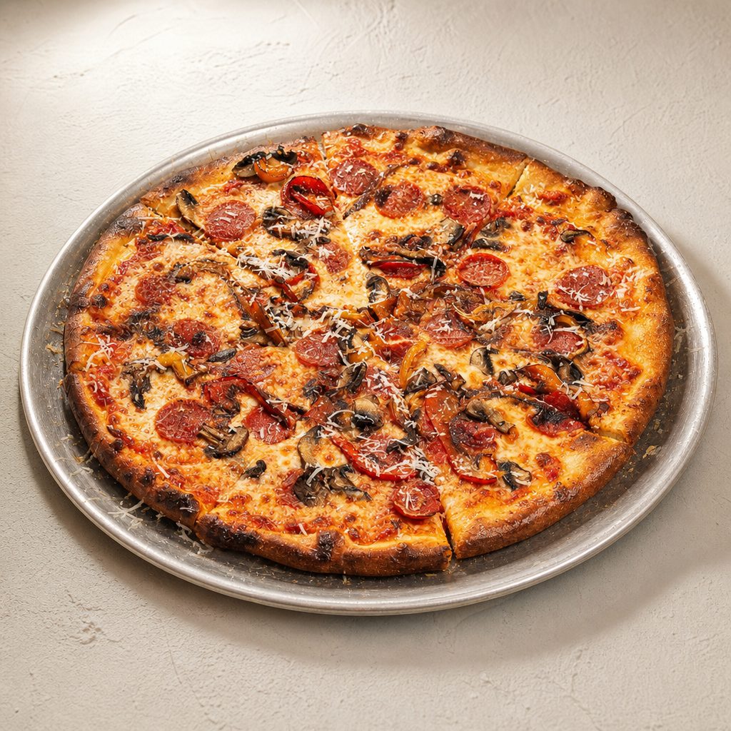 12" Supreme Pizza.