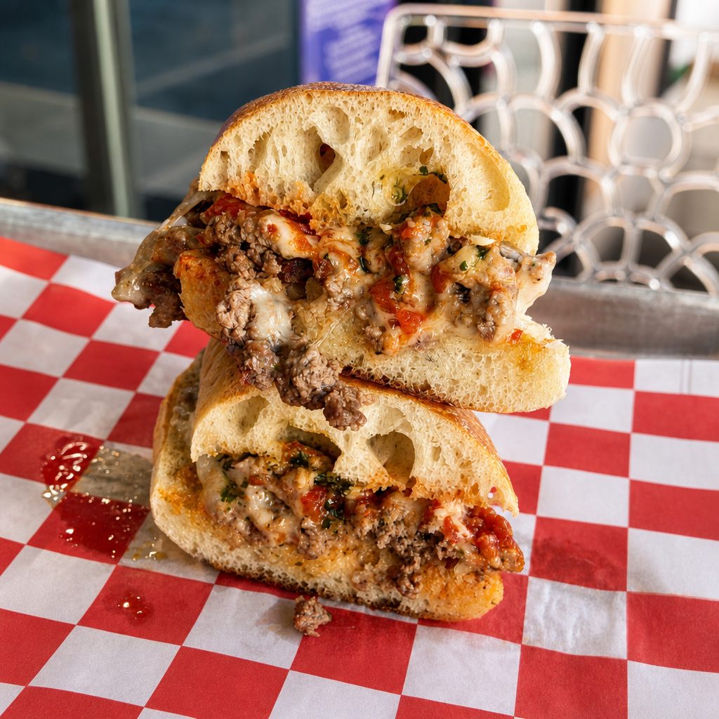 Wagyu Meatball Chopped Cheese.