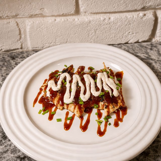 BBQ Chicken Plate.