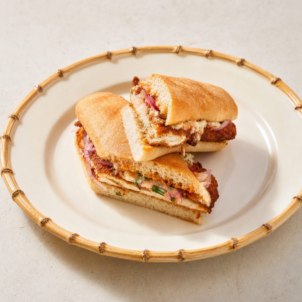 Single Buffalo Chicken Sandwich.
