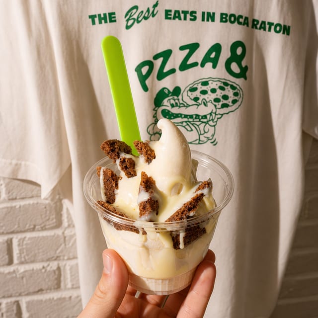 Cookies and Milk Sundae.
