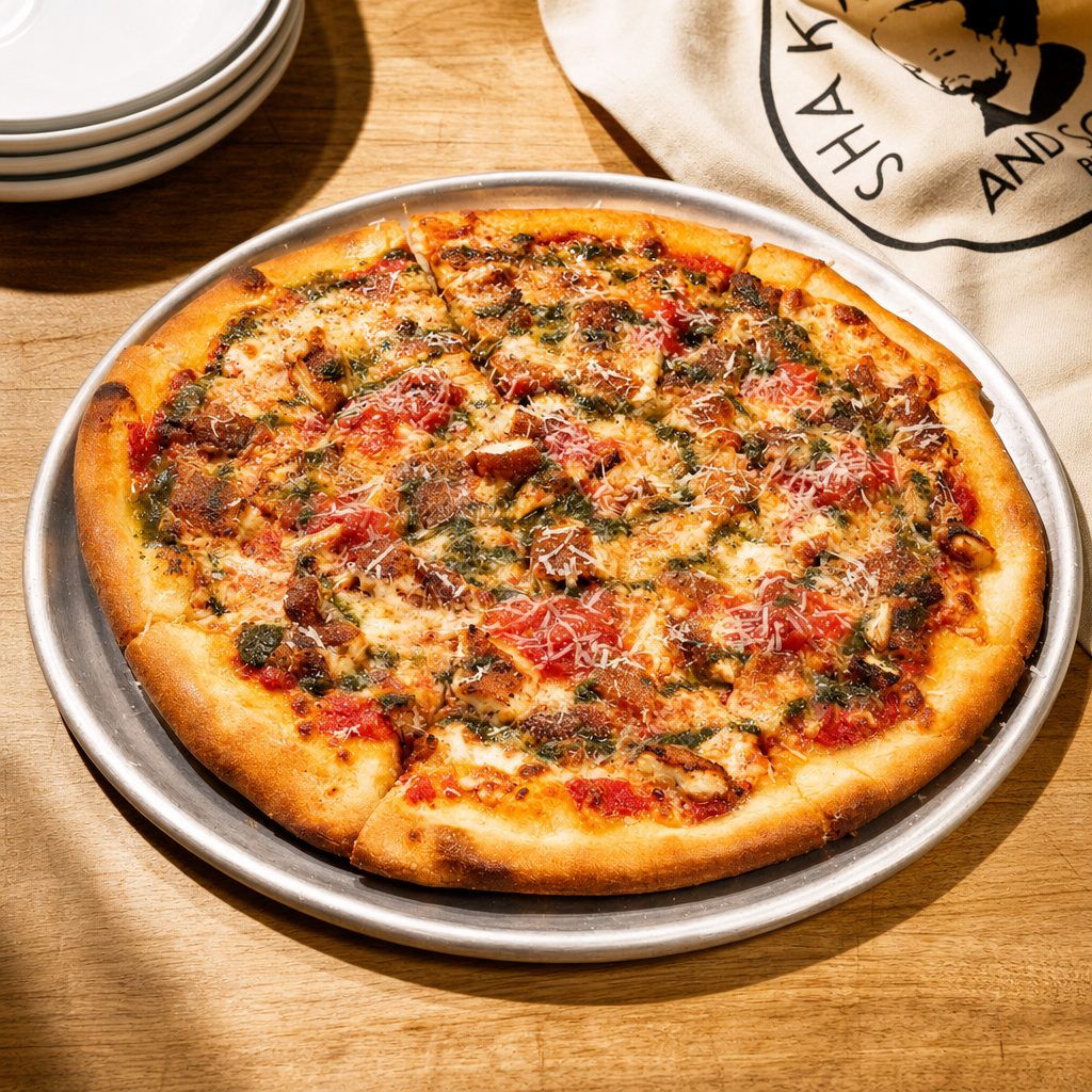 12" Chicken Parm Pizza.