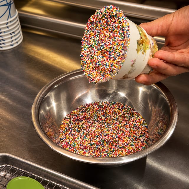 Viral Dot Cake Sundae.