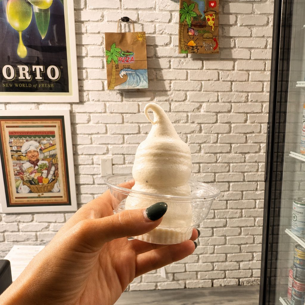 Madagascar Vanilla Soft Serve.