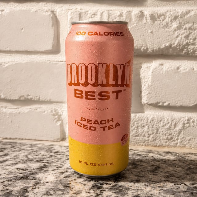 Brooklyn Best Peach Tea.