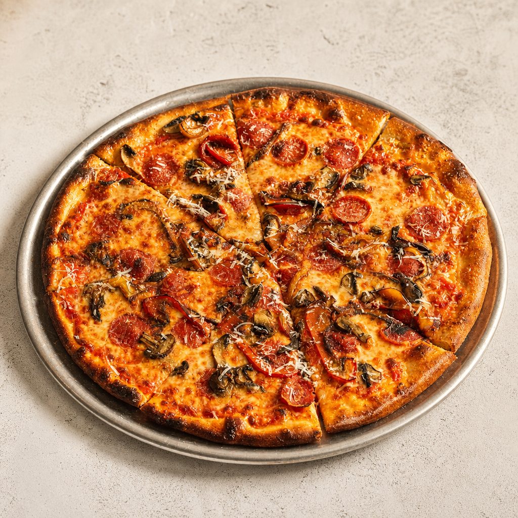 12" Supreme Pizza.
