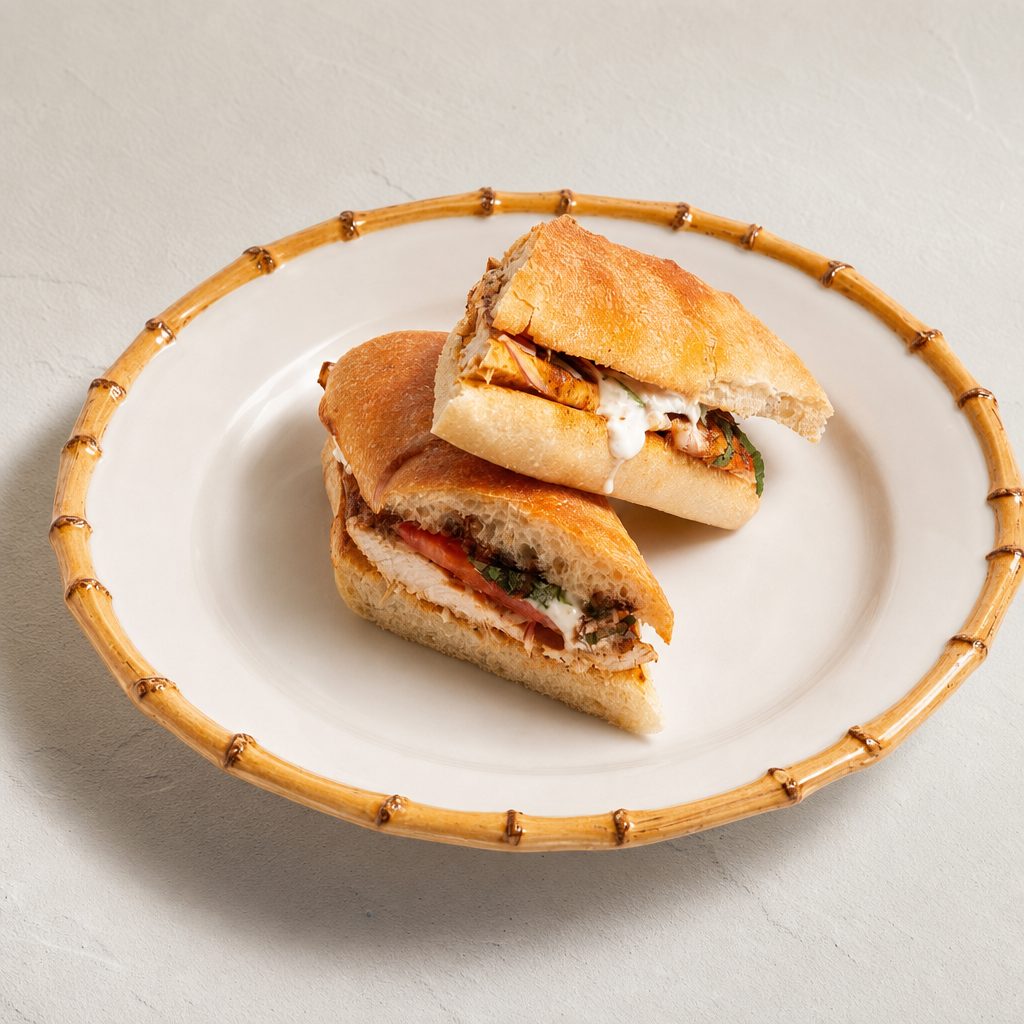 Double Chicken Bruschetta Sandwich.