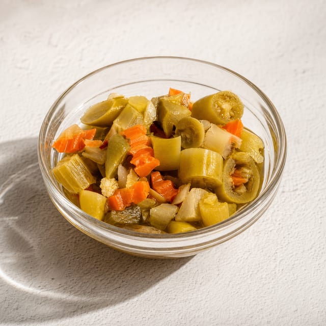 Hot Peppers (Giardiniera).