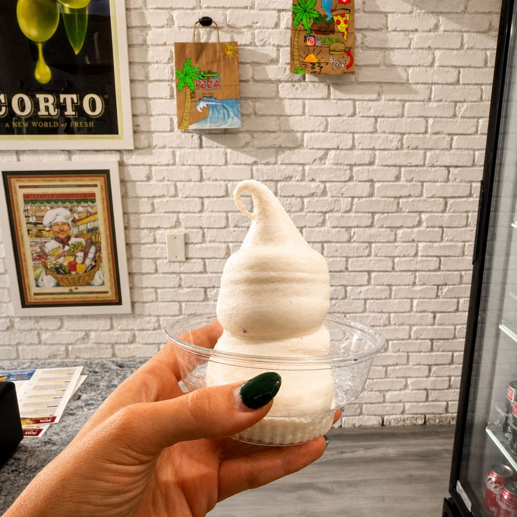 Madagascar Vanilla Soft Serve.
