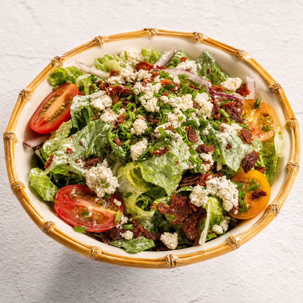 Half Chopped Wedge Salad.
