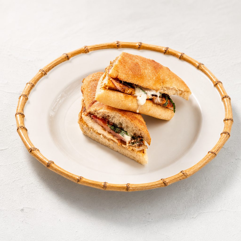 Single Chicken Bruschetta Sandwich.