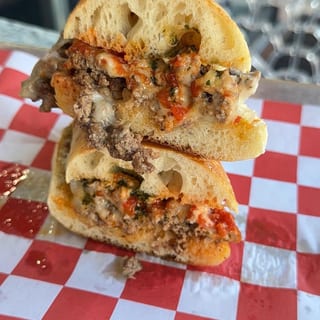 Wagyu Meatball Chopped Cheese